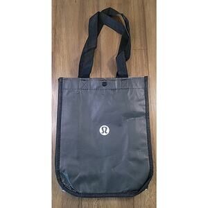 Lululemon Small Reusable Tote Bag Black White Eco Shopping